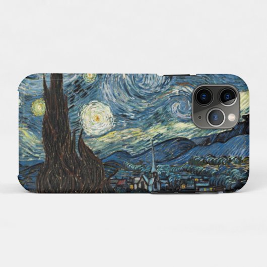 Starry Night von Van Gogh Case-Mate iPhone Hülle (Rückseite (Horizontal))