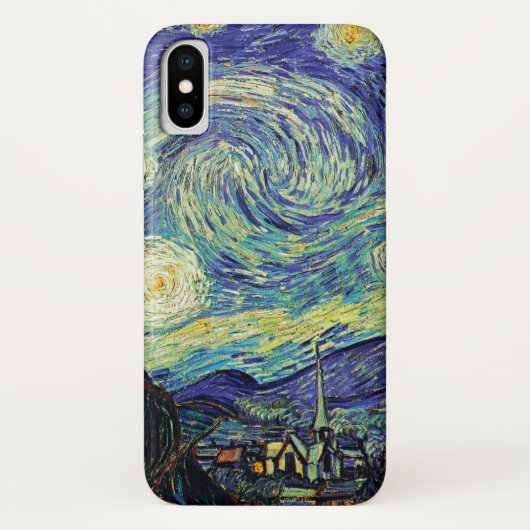 Starry Night von van Gogh Case-Mate iPhone Hülle (Rückseite)