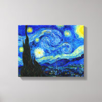 Starry Night von Van Gogh Fine Art Canvas Print