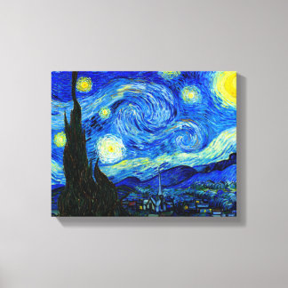 Starry Night von Van Gogh Fine Art Canvas Print Leinwanddruck