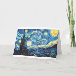 Starry Night von Van Gogh, Fine Art, Karte