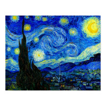 Starry Night von Van Gogh Fine Art Poster Print