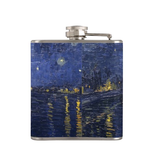 Starry Night von van Gogh Flachmann (Rückseite)