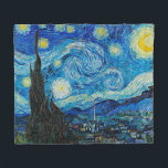 Starry Night von Van Gogh, Fleecedecke<br><div class="desc">Van Gogh's berühmtes Bild,  Starry Night Postcard. Bester Verkäufer!</div>