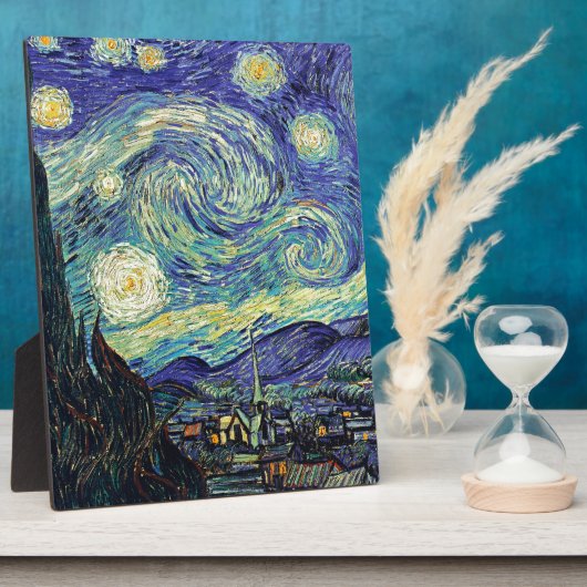 Starry Night von van Gogh Fotoplatte (Seite)