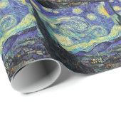 Starry Night von van Gogh Geschenkpapier (Rolleneckpunkt)