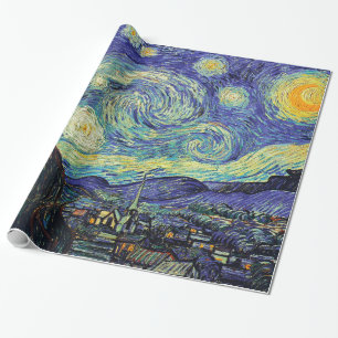 Starry Night von van Gogh Geschenkpapier