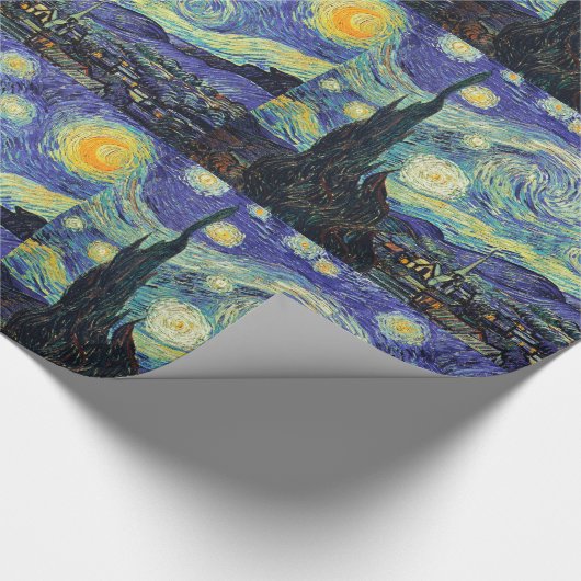 Starry Night von van Gogh Geschenkpapier (Ecke)