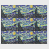 Starry Night von van Gogh Geschenkpapier (Flach)