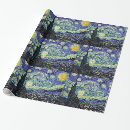 Starry Night von van Gogh Geschenkpapier (Ungerollt)