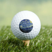"Starry Night" von Van Gogh Golfball (Insitu T-Shirt)