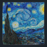 Starry Night von Van Gogh, Halstuch<br><div class="desc">Van Gogh's berühmtes Gemälde,  Starry Night.</div>