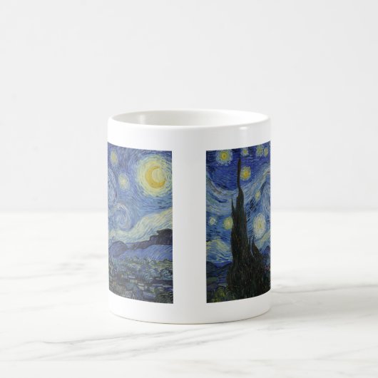 Starry Night von Van Gogh Kaffeetasse (Mittel)