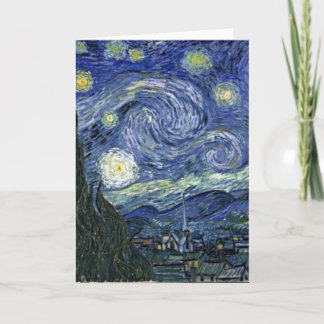 Starry Night von Van Gogh Karte