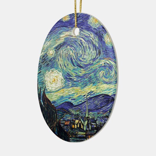 Starry Night von van Gogh Keramikornament (Links)