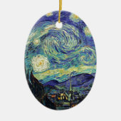Starry Night von van Gogh Keramikornament (Vorne)