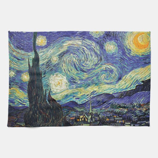 Starry Night von van Gogh Küchentuch (Horizontal)