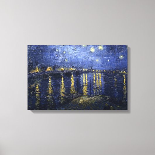 Starry Night von van Gogh Leinwanddruck (Vorderseite)