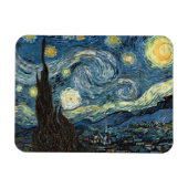 Starry Night von Van Gogh Magnet (Horizontal)