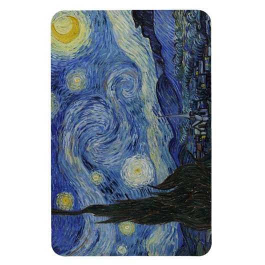 "Starry Night" von Van Gogh Magnet (Vertikal)