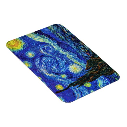 Starry Night von Van Gogh, Magnet (Rechte Seite)