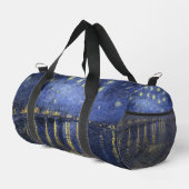 Starry Night von van Gogh mit dem Text Duffle Bag (Rechte Ecke)