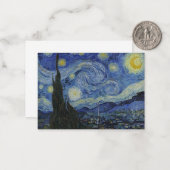 "Starry Night" von Van Gogh Mitteilungskarte (Vorderseite/Rückseite Beispiel)
