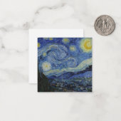 "Starry Night" von Van Gogh Mitteilungskarte (Vorderseite/Rückseite Beispiel)