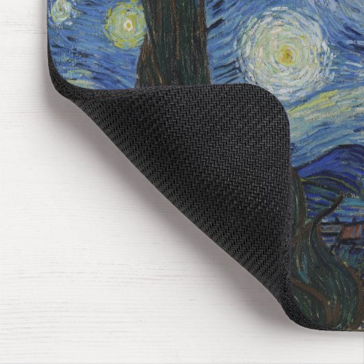 "Starry Night" von Van Gogh Mousepad (Ecke)