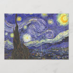 Starry Night von Van Gogh Patio Party Einladung<br><div class="desc">Freuen Sie sich auf einen erholsamen Aufenthalt unter den Sternen und ein Party. Passen Sie sich mit Ihren eigenen Informationen an.</div>