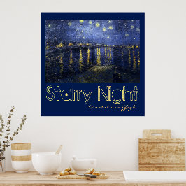 Starry Night von van Gogh Poster