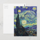Starry Night von van Gogh Postkarte (Vorne/Hinten)