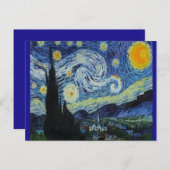 Starry Night von Van Gogh Postkarte (Vorne/Hinten)