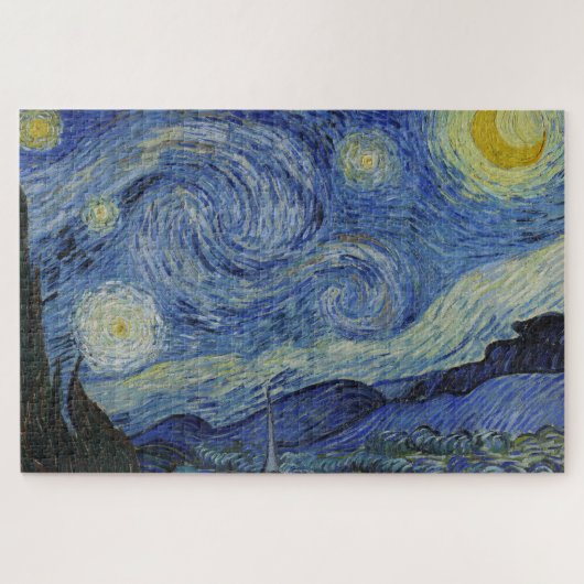 "Starry Night" von Van Gogh Puzzle (Horizontal)