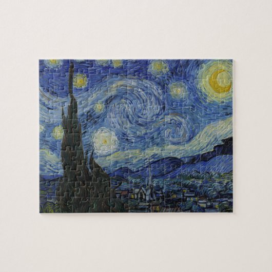Starry Night von Van Gogh Puzzle (Horizontal)