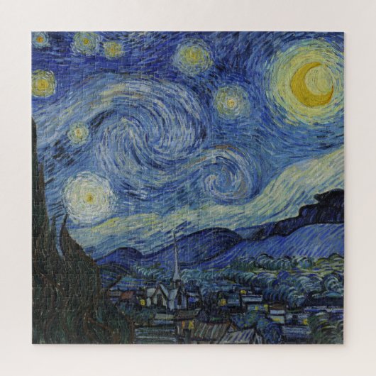 "Starry Night" von Van Gogh Puzzle (Vertikal)