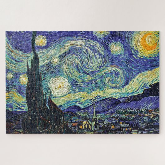 Starry Night von van Gogh Puzzle (Horizontal)