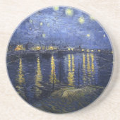 Starry Night von van Gogh Sandstein Untersetzer (Vorne)