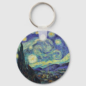 Starry Night von van Gogh Schlüsselanhänger (Vorderseite)