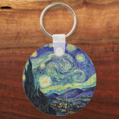 Starry Night von van Gogh Schlüsselanhänger (Vorderseite)
