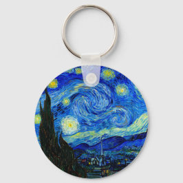 Starry Night von Van Gogh Schlüsselanhänger