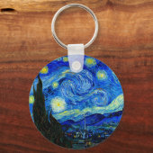 Starry Night von Van Gogh Schlüsselanhänger (Vorderseite)