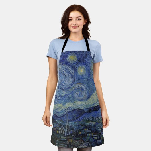 "Starry Night" von Van Gogh Schürze (Getragen)