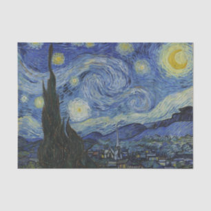 "Starry Night" von Van Gogh Seidenpapier