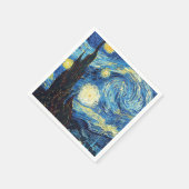 Starry Night von Van Gogh Serviette (Ecke)
