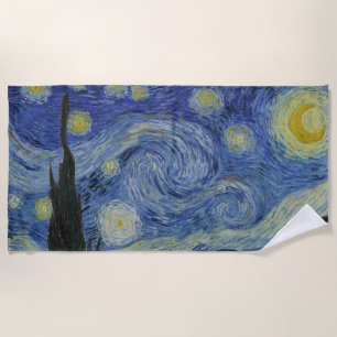 "Starry Night" von Van Gogh Strandtuch