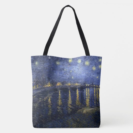 Starry Night von van Gogh Tasche (Rückseite)