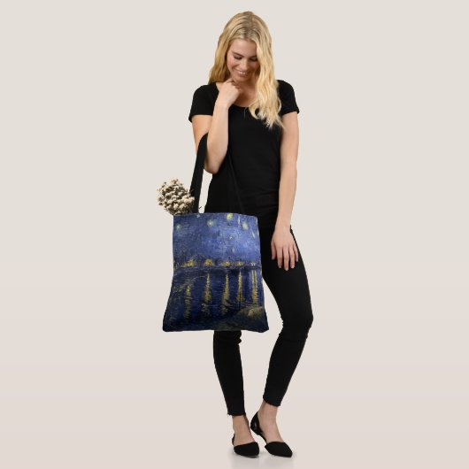 Starry Night von van Gogh Tasche (Am Model)