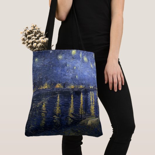 Starry Night von van Gogh Tasche (Von Nahem)