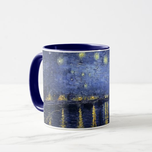 Starry Night von van Gogh Tasse (Vorderseite Links)